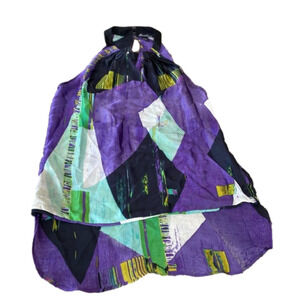 Kenneth Cole Dress Shirt Multi Colored Womens Size Small